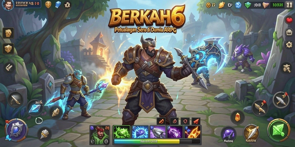 Screenshot gameplay ARPG yang menarik dan penuh aksi di BERKAH6.