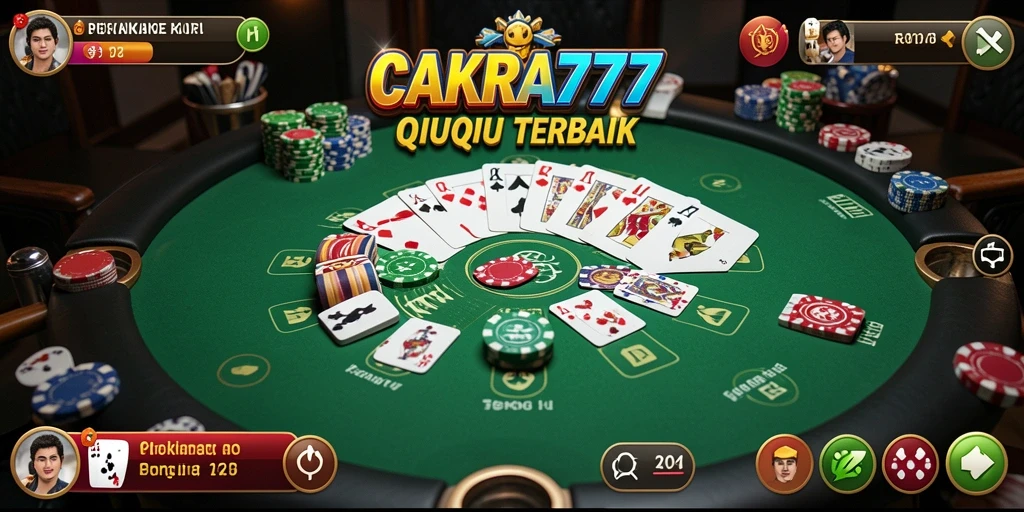 Tangkapan layar CAKRA777 menunjukkan momen seru bermain QiuQiu.