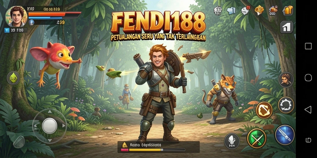 Screenshot gameplay FENDI188 yang menampilkan aksi petualangan.