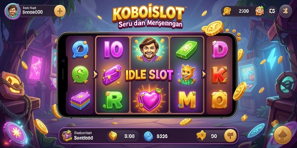 Tampilan gameplay seru di KOBOISLOT dengan berbagai tema menarik.