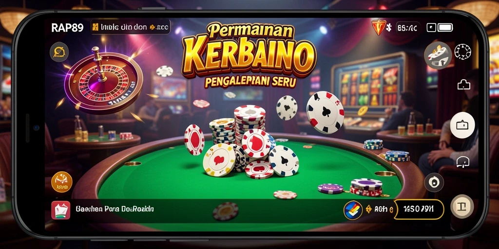 Tampilan gameplay menegangkan di RAP89 dengan berbagai pilihan kasino.