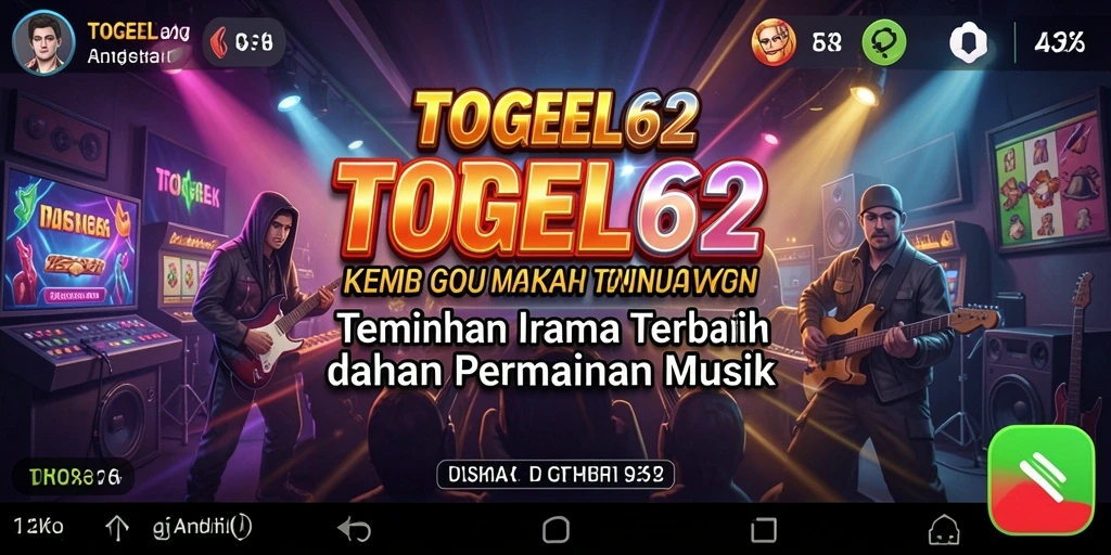 Gameplay TOGEL62 menampilkan interaksi seru dengan musik.