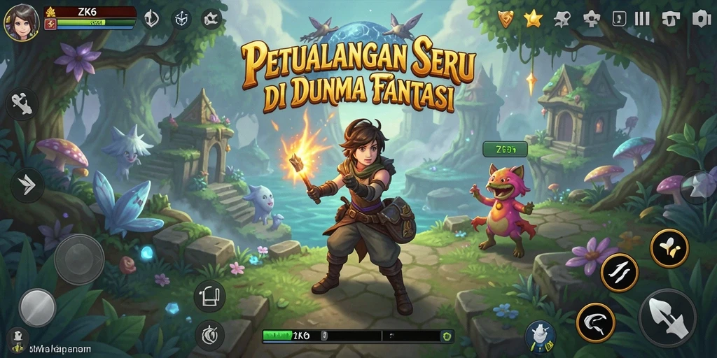 Tampilan gameplay ZK6 yang menakjubkan dan penuh aksi.